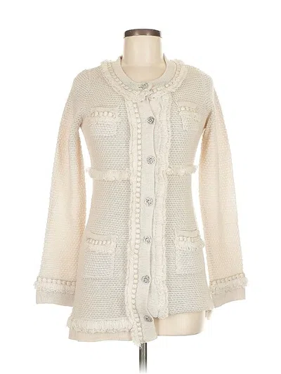 Pre-owned Inc International Concepts Casual Dress In White