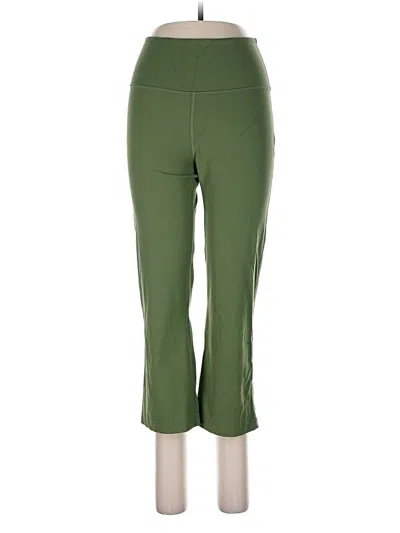 Pre-owned Lululemon Athletica Active Pants In Green
