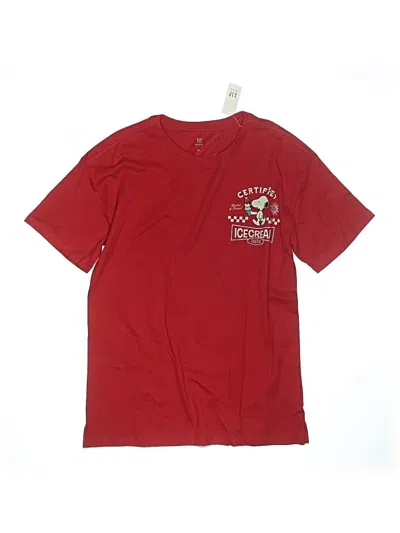 Gap Short Sleeve T-shirt In Burgundy