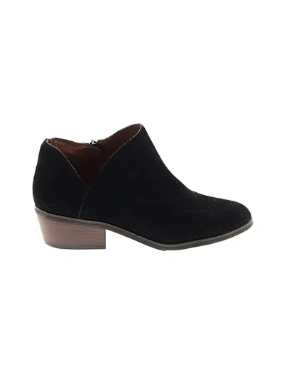 Pre-owned Lucky Brand Ankle Boots In Black