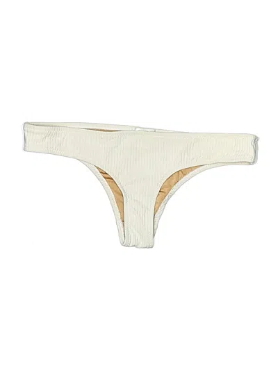 Pre-owned Made By Dawn Swimsuit Bottoms In White
