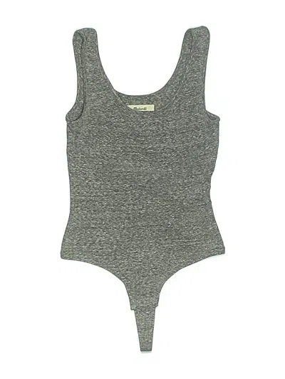 Pre-owned Madewell Bodysuit In Gray