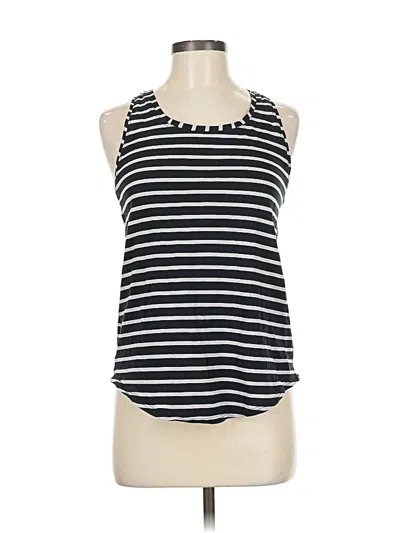 Pre-owned Lululemon Athletica Tank Top Black Halter Neckline Tops