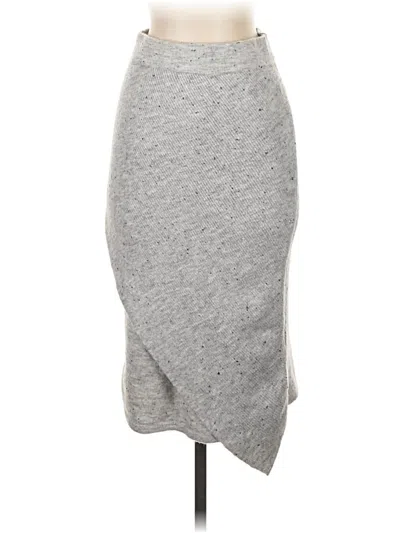 Pre-owned Simply Vera Vera Wang Casual Skirt In Gray