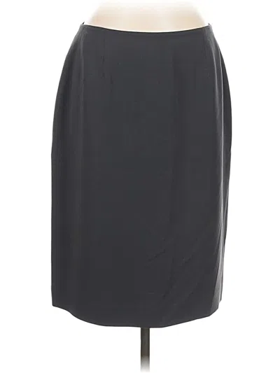 Pre-owned Jones New York Formal Skirt In Gray