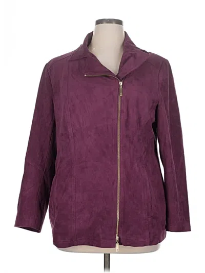 Pre-owned Chico's Jacket In Purple