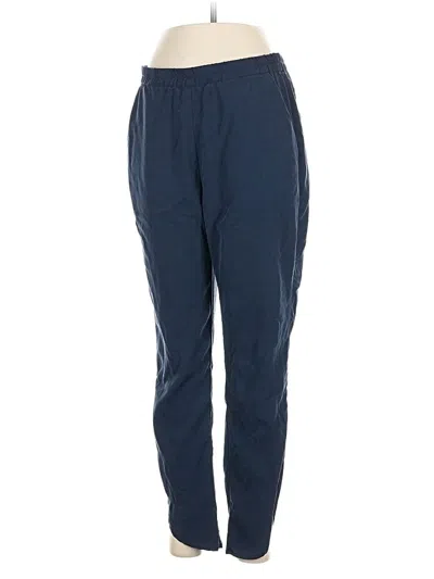 Pre-owned Marine Layer Track Pants In Blue