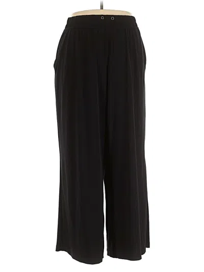 Pre-owned Lane Bryant Casual Pants In Black