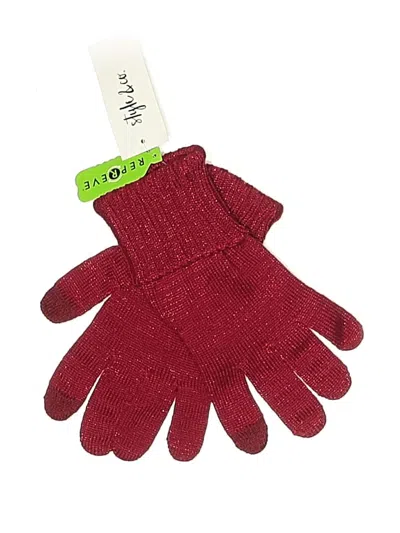 Pre-owned Style & Co Gloves In Red
