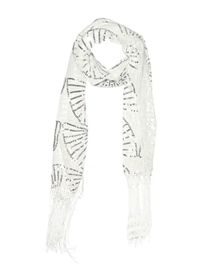 Pre-owned Unbranded Scarf In White