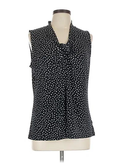 Jones New York Signature Sleeveless Blouse In Black