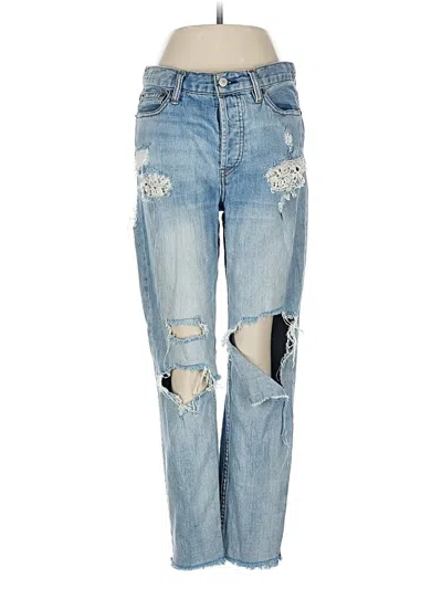 Pre-owned Free People Jeans In Blue