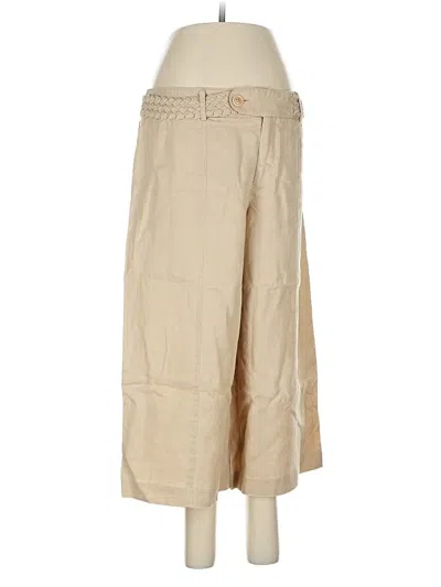 Pre-owned Nine West Linen Pants In Brown