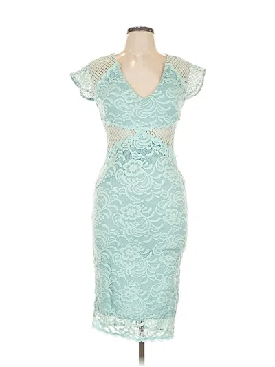 Pre-owned Armani Exchange Cocktail Dress In Blue