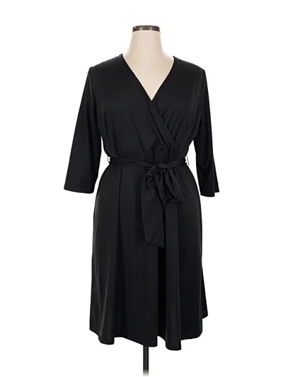 Pre-owned Inc International Concepts Casual Dress In Black