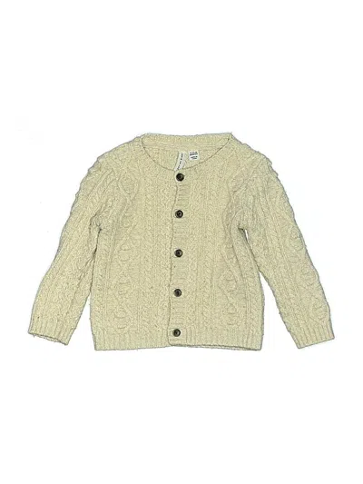 Pre-owned Janie And Jack Kids' Cardigan Sweater In Yellow