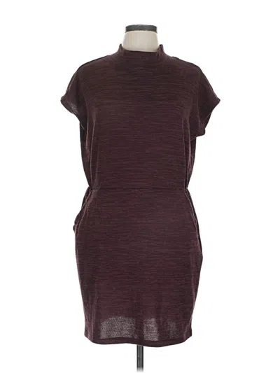 Pre-owned Lole Casual Dress In Burgundy