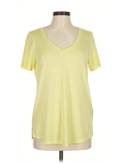 Pre-owned Athleta Short Sleeve T-shirt In Yellow