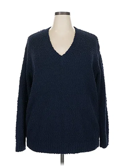 Pre-owned Style & Co Pullover Sweater In Blue