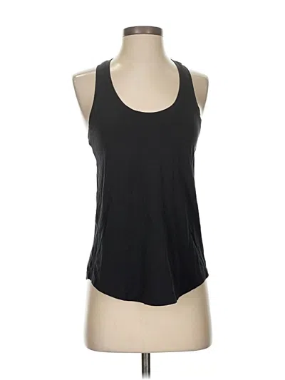 Pre-owned Lululemon Athletica Tank Top Black Halter Neckline Tops