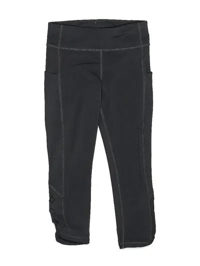 Pre-owned Athleta Girl Kids' Active Pants In Black