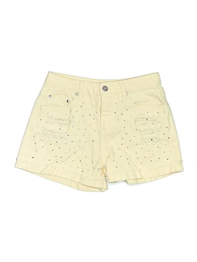 Pre-owned Truce Kids' Khaki Shorts In Yellow