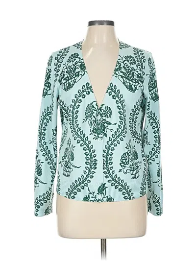 Pre-owned Talbots Cardigan Sweater In Blue