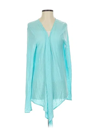 Pre-owned Calypso St Barth Long Sleeve Blouse In Blue