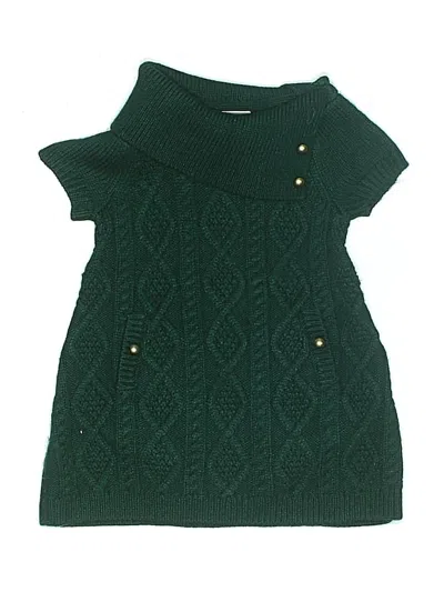 Pre-owned Janie And Jack Babies' Dress In Green