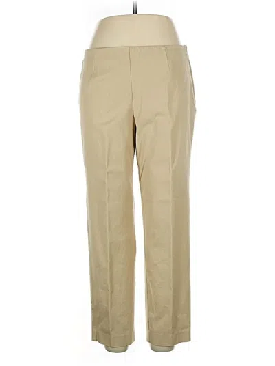 Pre-owned Peck & Peck Khaki Pant In Brown