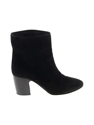 Pre-owned Vince Ankle Boots In Black