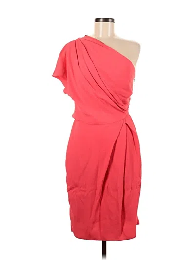 Pre-owned Lela Rose Cocktail Dress In Red