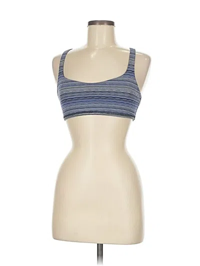 Pre-owned Lululemon Athletica Sports Bra In Blue
