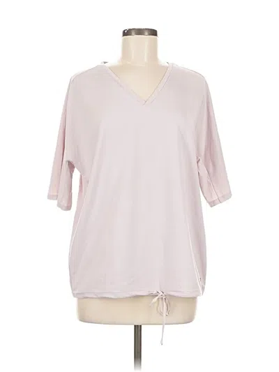 Pre-owned Gap Fit 3/4 Sleeve T-shirt In Pink