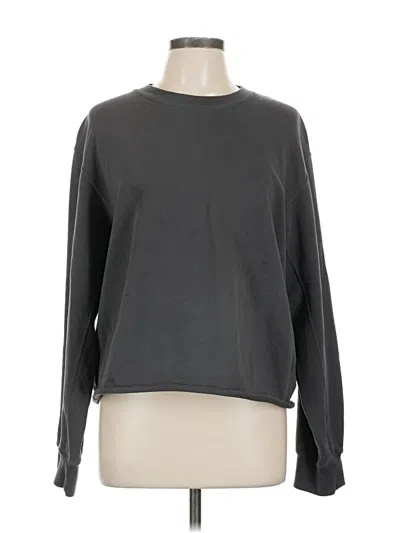 Pre-owned Uniqlo Sweatshirt In Gray