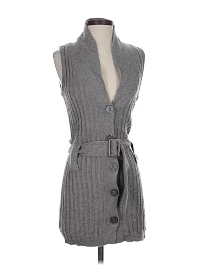 Pre-owned Vertigo Paris Cardigan Sweater In Gray