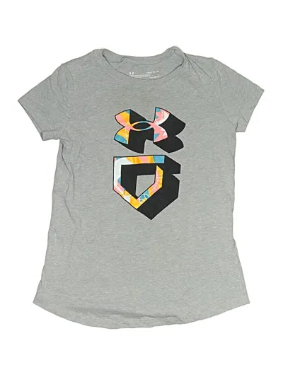Pre-owned Under Armour Kids' Short Sleeve T-shirt In Gray