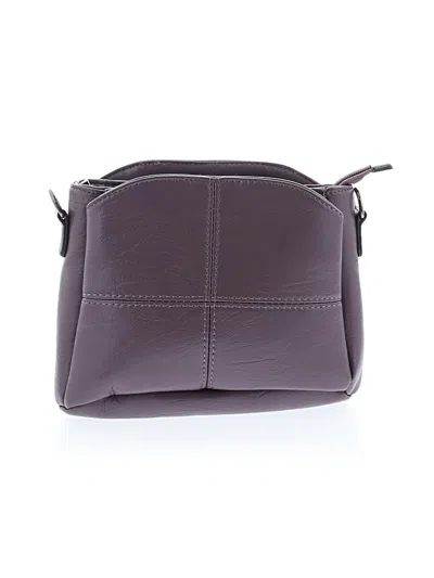 Pre-owned Unbranded Crossbody Bag In Purple