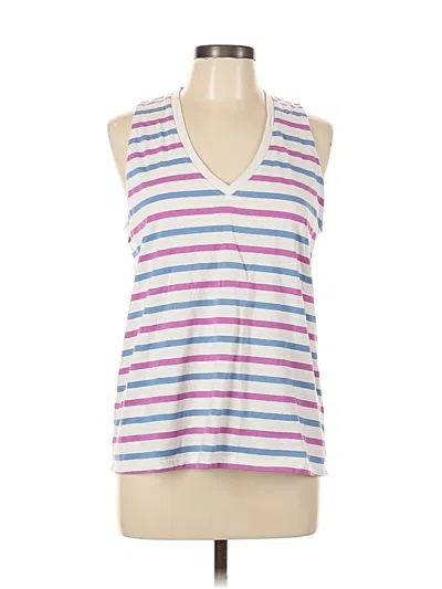 Pre-owned Natural Reflections Sleeveless T-shirt In White