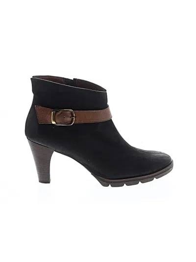 Pre-owned Paul Green Ankle Boots In Black