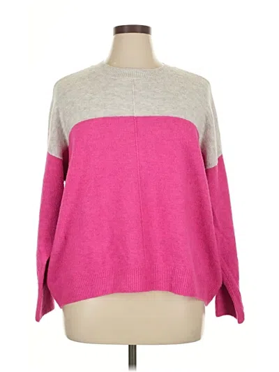 Pre-owned Vince Camuto Pullover Sweater In Pink