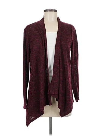 Pre-owned Cotton Emporium Kimono In Burgundy