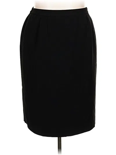Pre-owned Dressbarn Formal Skirt In Black