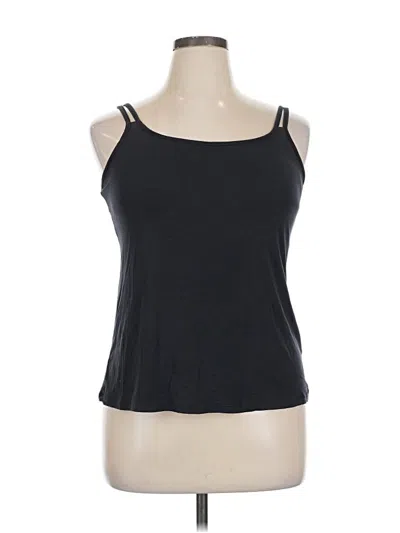 Pre-owned Amoena Tank Top Black Strapless Neckline Tops