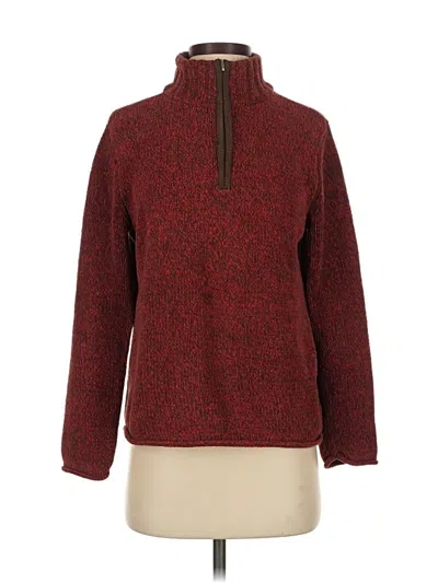 Pre-owned Jjill Pullover Sweater In Red