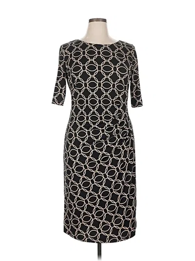 Pre-owned Connected Apparel Casual Dress In Black