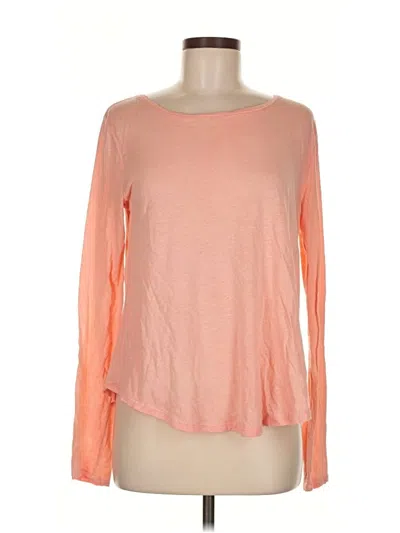Pre-owned Calypso St Barth Long Sleeve T-shirt In Orange