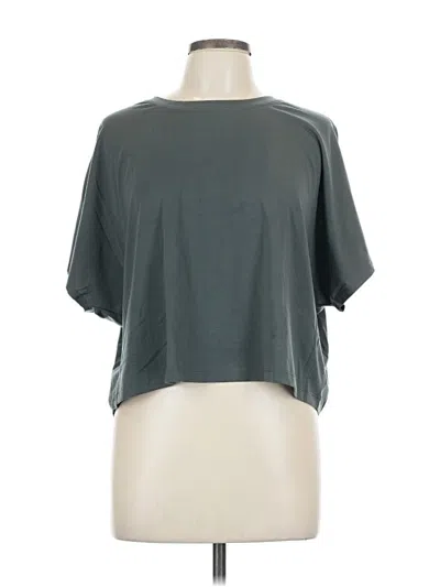 Pre-owned Allyson Felix X Athleta Short Sleeve T-shirt In Gray