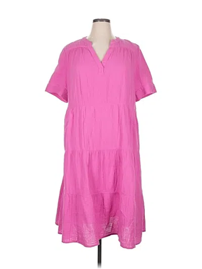 Pre-owned Chico's Casual Dress In Pink
