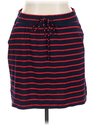 Pre-owned Dressbarn Casual Skirt In Red